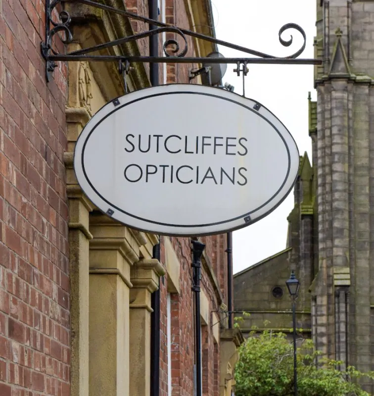 Inside Sutcliffes Opticians — opticians and hearing care in Chorley